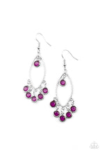 Load image into Gallery viewer, Glassy Grotto - Purple Earrings by Paparazzi
