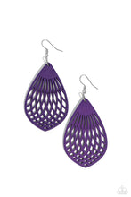 Load image into Gallery viewer, Caribbean Coral - Purple Earrings by Paparazzi
