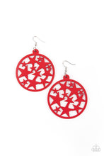 Load image into Gallery viewer, Cosmic Paradise - Red Earrings by Paparazzi
