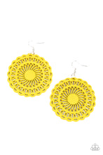 Load image into Gallery viewer, Island Sun - Yellow Earrings by Paparazzi
