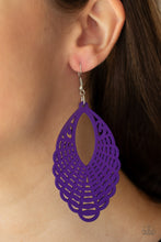 Load image into Gallery viewer, Tahiti Tankini - Purple Earrings by Paparazzi
