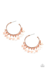 Load image into Gallery viewer, Happy Independence Day - Copper Earrings by Paparazzi
