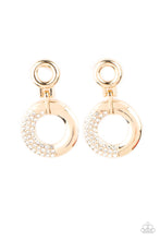 Load image into Gallery viewer, Modern Motivation - Gold Earrings by Paparazzi
