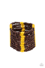 Load image into Gallery viewer, Tropical Trendsetter - Yellow Bracelet by Paparazzi
