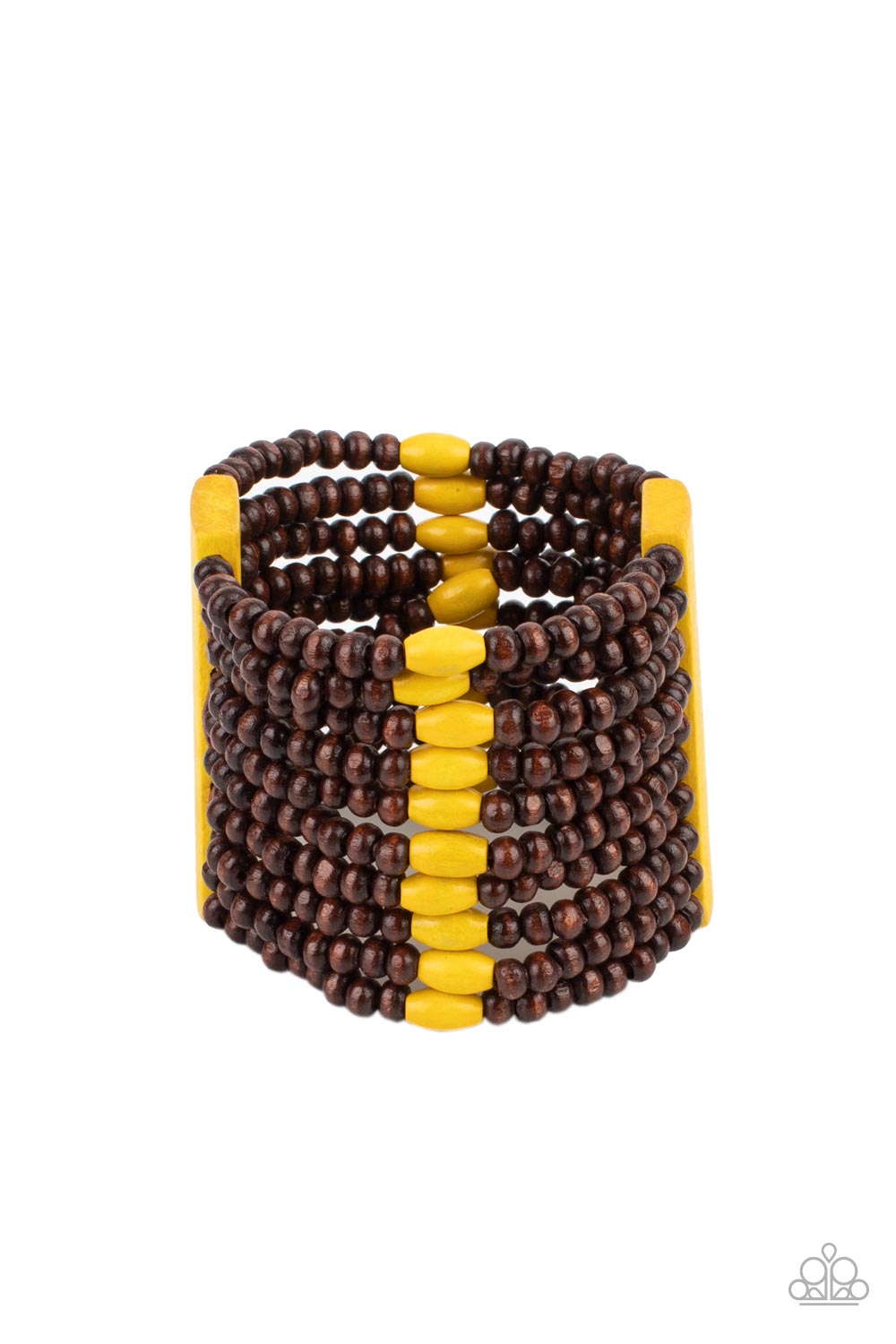 Tropical Trendsetter - Yellow Bracelet by Paparazzi