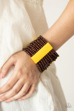 Load image into Gallery viewer, Tropical Trendsetter - Yellow Bracelet by Paparazzi
