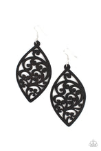 Load image into Gallery viewer, Coral Garden - Black Earrings by Paparazzi
