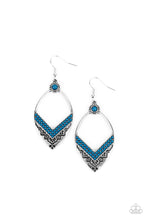 Load image into Gallery viewer, Indigenous Intentions - Blue Earrings by Paparazzi
