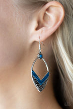 Load image into Gallery viewer, Indigenous Intentions - Blue Earrings by Paparazzi
