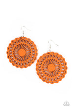 Load image into Gallery viewer, Island Sun - Orange Earrings by Paparazzi
