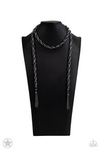 Load image into Gallery viewer, SCARFed for Attention - Gunmetal Necklace by Paparazzi
