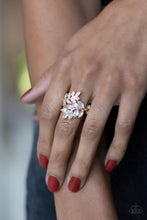 Load image into Gallery viewer, Glowing Gardenista - Rose Gold Ring by Paparazzi
