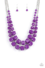 Load image into Gallery viewer, Summer Excursion - Purple Necklace by Paparazzi
