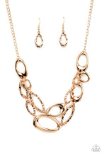 Load image into Gallery viewer, Game OVAL - Gold Necklace by Paparazzi
