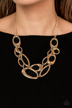 Load image into Gallery viewer, Game OVAL - Gold Necklace by Paparazzi
