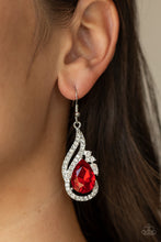 Load image into Gallery viewer, Dancefloor Diva - Red Earrings by Paparazzi
