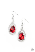 Load image into Gallery viewer, Dancefloor Diva - Red Earrings by Paparazzi
