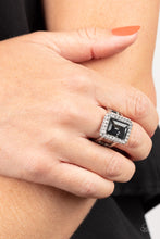 Load image into Gallery viewer, Glamorously Glitzy - Silver Ring by Paparazzi
