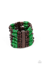 Load image into Gallery viewer, Vacay Vogue - Green Bracelet by Paparazzi
