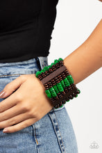 Load image into Gallery viewer, Vacay Vogue - Green Bracelet by Paparazzi
