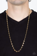 Load image into Gallery viewer, Come Out Swinging - Gold Necklace by Paparazzi
