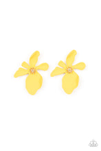 Load image into Gallery viewer, Hawaiian Heiress - Yellow Earrings by Paparazzi
