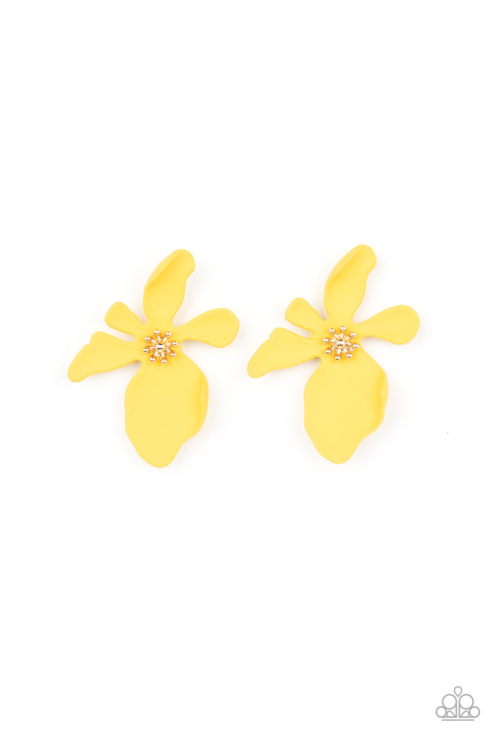 Hawaiian Heiress - Yellow Earrings by Paparazzi