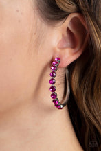 Load image into Gallery viewer, Photo Finish - Pink Earrings by Paparazzi
