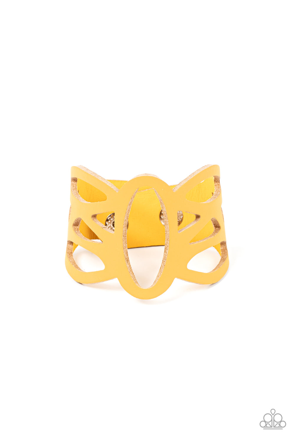 Rural Rodeo - Yellow Bracelet by Paparazzi