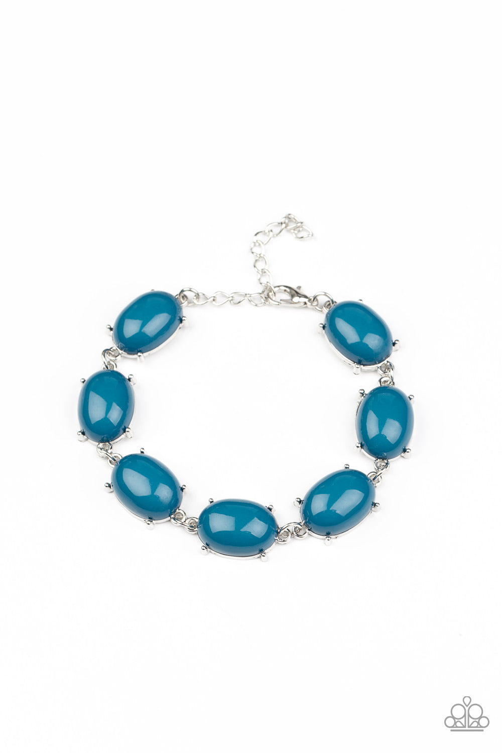 Confidently Colorful - Blue Bracelet by Paparazzi