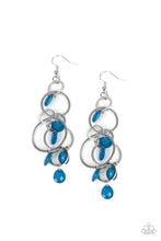 Load image into Gallery viewer, Dizzyingly Dreamy - Blue Earrings by Paparazzi
