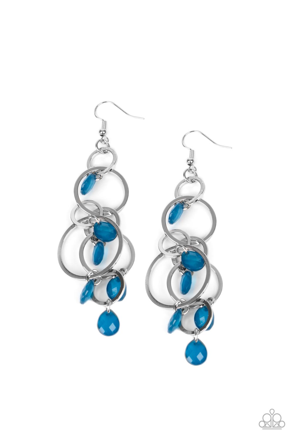 Dizzyingly Dreamy - Blue Earrings by Paparazzi