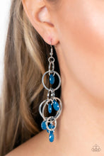 Load image into Gallery viewer, Dizzyingly Dreamy - Blue Earrings by Paparazzi
