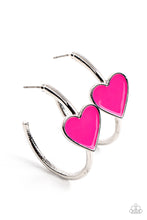 Load image into Gallery viewer, Kiss Up - Pink Earrings by Paparazzi
