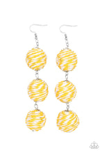 Load image into Gallery viewer, Laguna Lanterns - Yellow Earrings by Paparazzi
