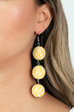 Load image into Gallery viewer, Laguna Lanterns - Yellow Earrings by Paparazzi
