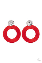 Load image into Gallery viewer, Strategically Sassy - Red Earrings by Paparazzi
