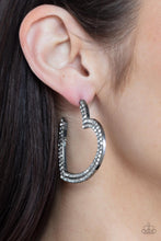 Load image into Gallery viewer, AMORE to Love - Black Earrings by Paparazzi
