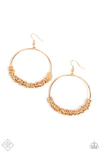 Load image into Gallery viewer, Retro Ringleader - Gold Earrings by Paparazzi
