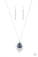 Load image into Gallery viewer, Titanic Trinket - Blue Necklace by Paparazzi
