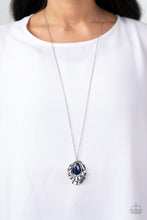 Load image into Gallery viewer, Titanic Trinket - Blue Necklace by Paparazzi
