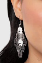 Load image into Gallery viewer, Cross It Off My List - Silver Earrings  by Paparazzi
