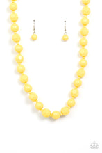 Load image into Gallery viewer, Popping Promenade - Yellow Necklace by Paparazzi
