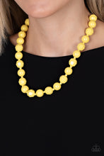 Load image into Gallery viewer, Popping Promenade - Yellow Necklace by Paparazzi
