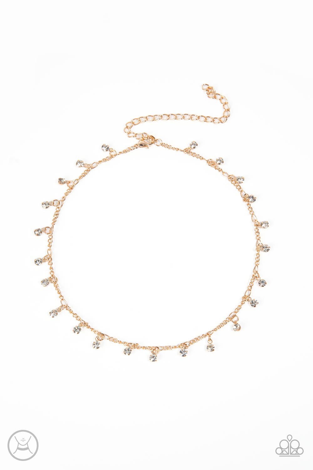 Bringing SPARKLE Back - Gold Choker by Paparazzi