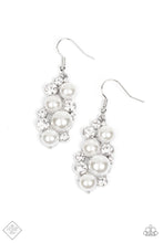 Load image into Gallery viewer, Fond of Baubles - White Earrings by Paparazzi
