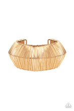 Load image into Gallery viewer, Wild About Wire - Gold Bracelet by Paparazzi
