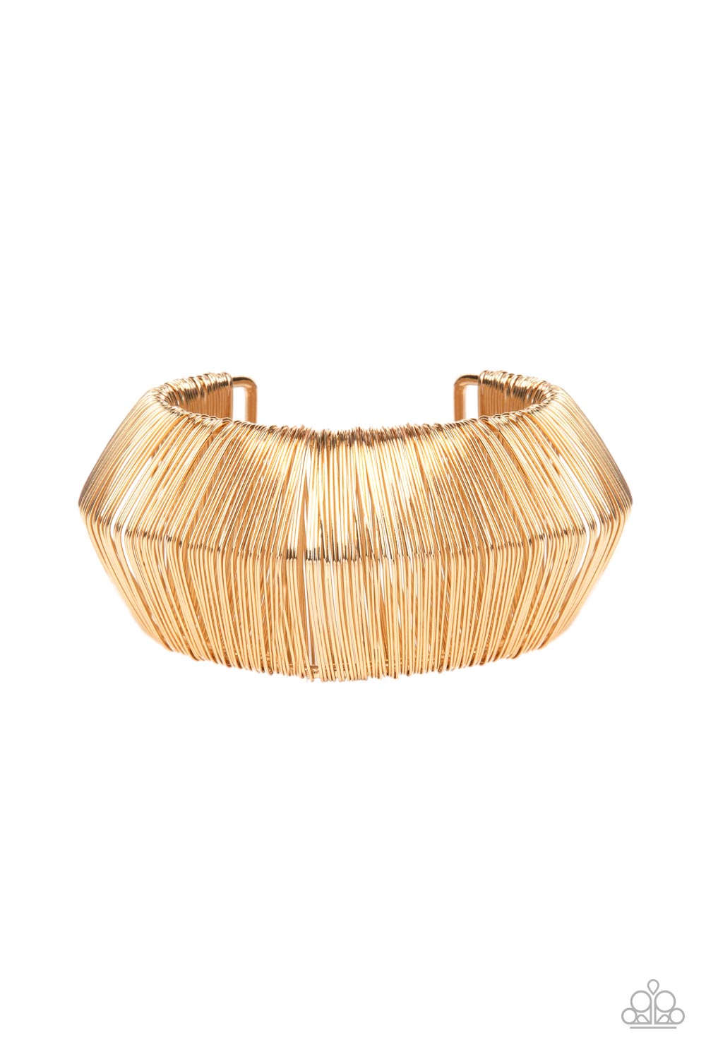 Wild About Wire - Gold Bracelet by Paparazzi