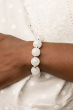 Load image into Gallery viewer, Arctic Affluence - White Bracelet by Paparazzi
