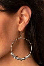 Load image into Gallery viewer, Retro Ringleader - Silver Earrings by Paparazzi
